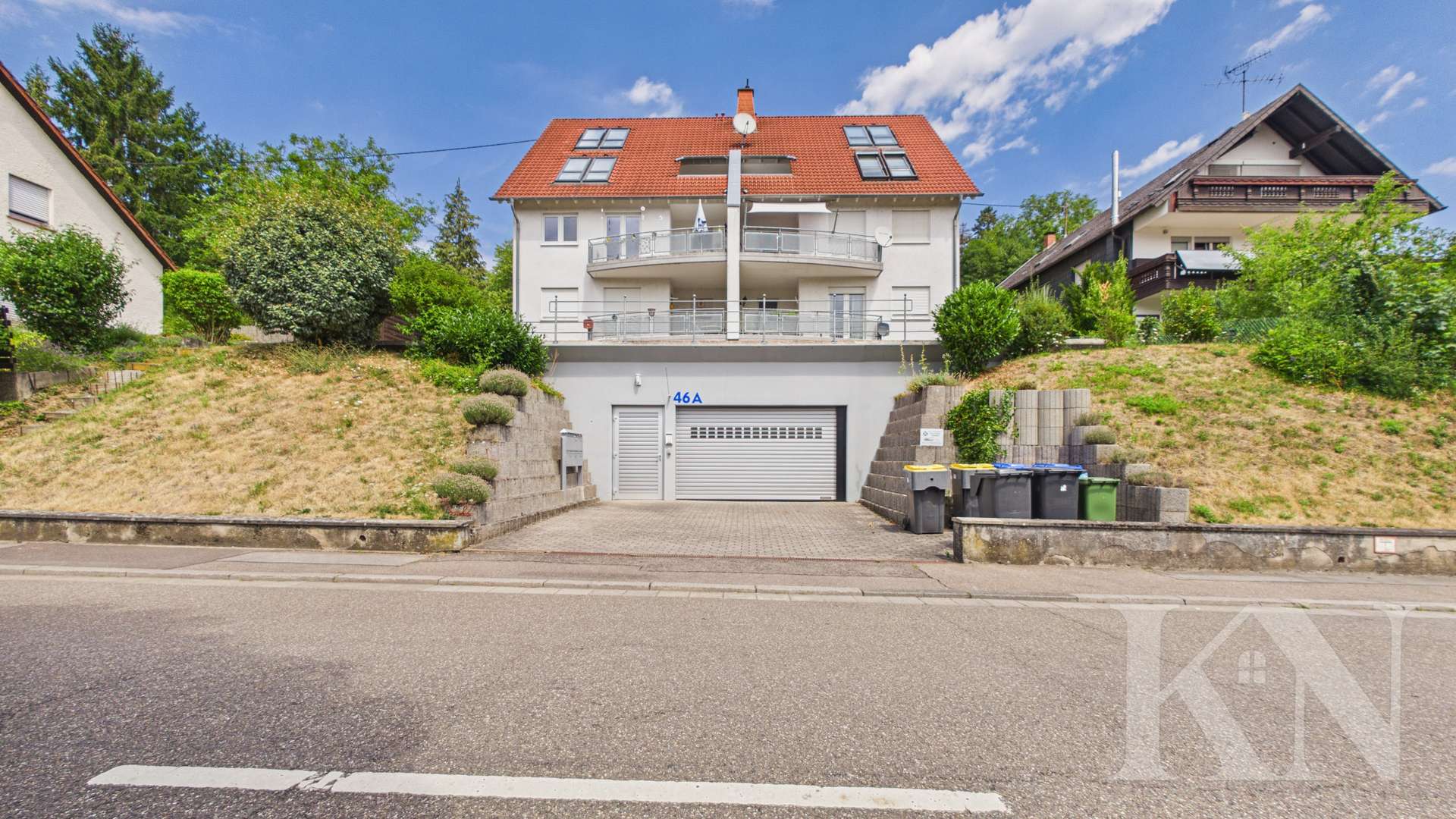 Außenansicht - Gepflegte Eigentumswohnung mit Fernblick und Balkon in Saarbrücken-Eschringen