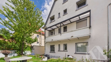 Rückansicht - Wohnen, vermieten oder Mehrgenerationenwohnen – Dreifamilienhaus in Saarbrücken