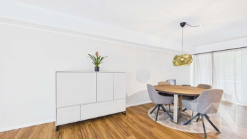Küche / Wohnbereich - Maisonettewohnung mit Penthousecharakter & beeindruckendem Panoramablick über Saarbrücken