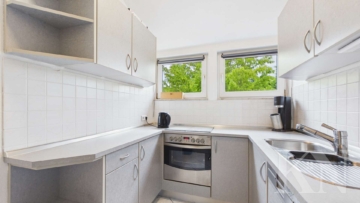 Küche - Wohnen in Riegelsberg – Gepflegte Dachgeschosswohnung mit Balkon