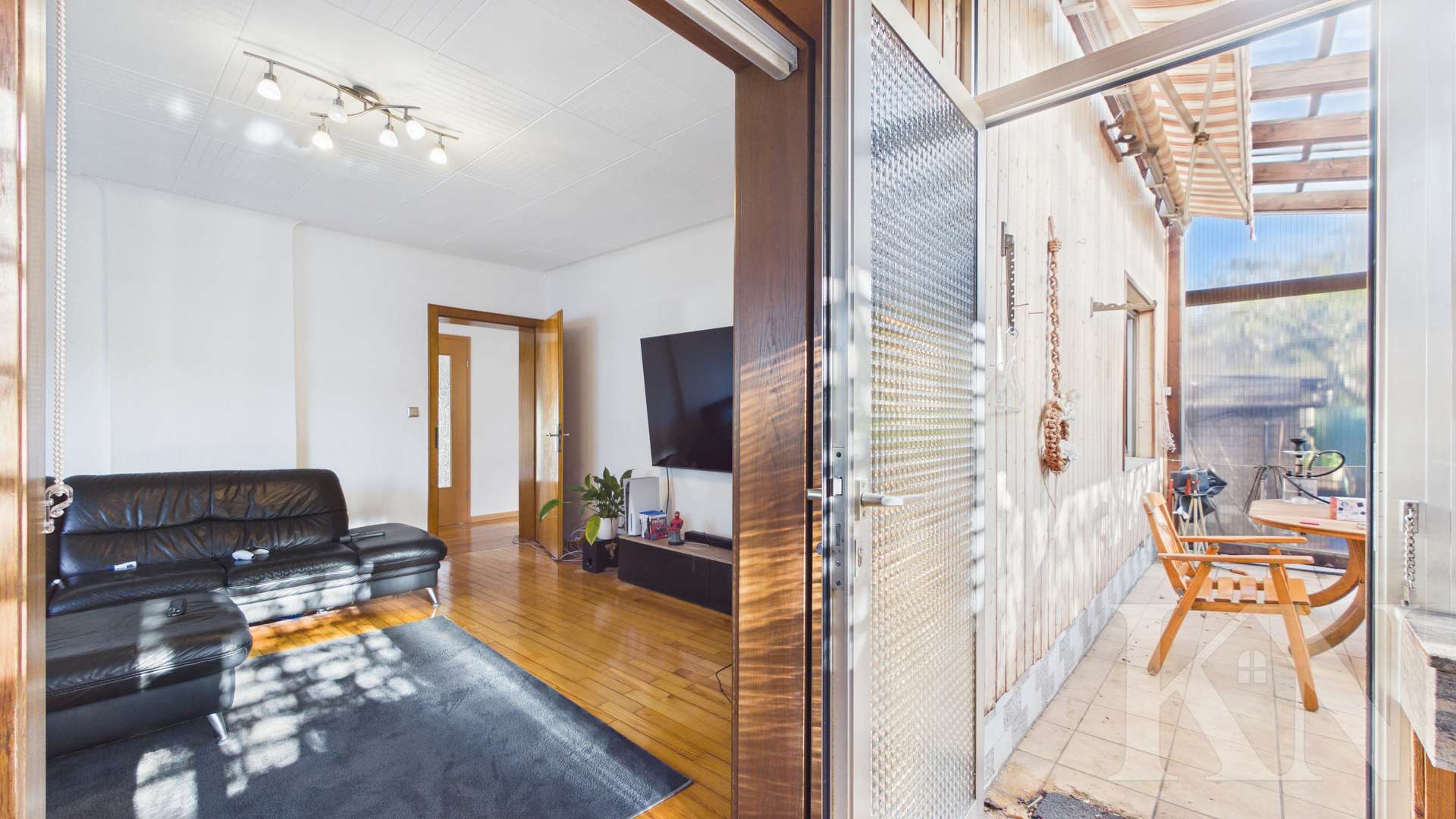 Wohnzimmer Erdgeschoss - Mehrfamilienhaus in Riegelsberg – ideal für Kapitalanleger
