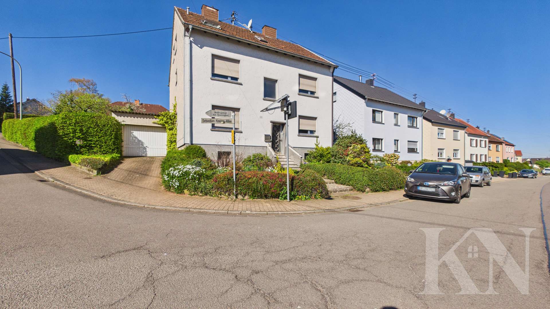 Vorderansicht Haus - Mehrfamilienhaus in Riegelsberg – ideal für Kapitalanleger