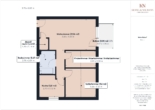 Grundriss - Attraktive Kapitalanlage oder gemütliches Zuhause – 3-Zimmer-Dachgeschosswohnung in Merzig