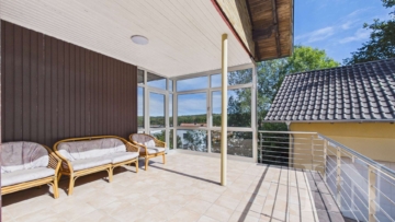 Balkon 1 - Großzügiges Einfamilienhaus mit Einliegerwohnung, 1.018 m² Grundstück und Weitblick in Riegelsberg!