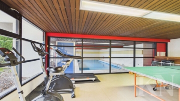 Gemeinschaftlicher Fitness & Sauna Raum - Top-Lage: Erdgeschosswohnung mit Balkon, TG-Stellplatz & Wellnessbereich in Saarbrücken-Rotenbühl