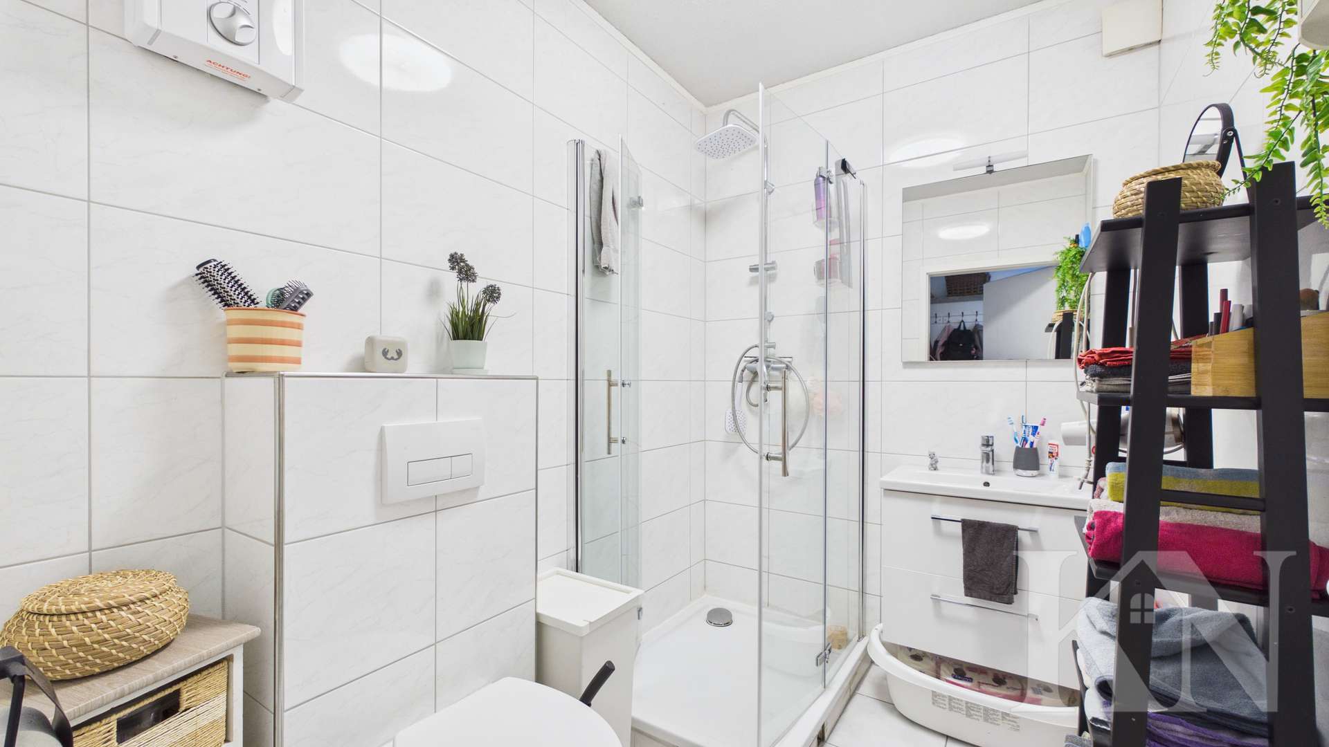 Badezimmer - Maisonettewohnung mit Hauscharakter in gefragter Wohnlage von Riegelsberg