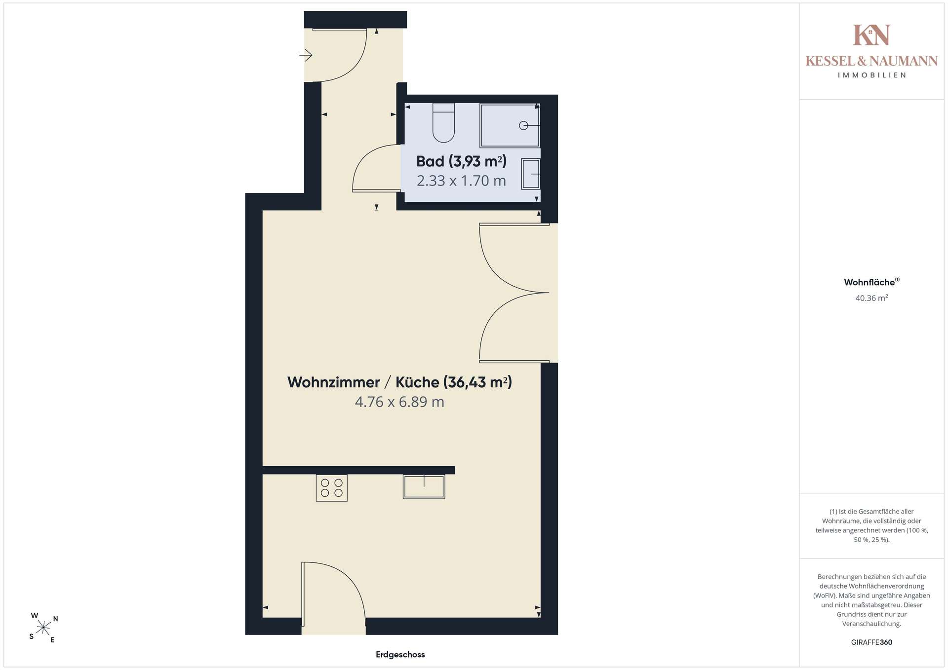 Erdgeschoss - Maisonettewohnung mit Hauscharakter in gefragter Wohnlage von Riegelsberg