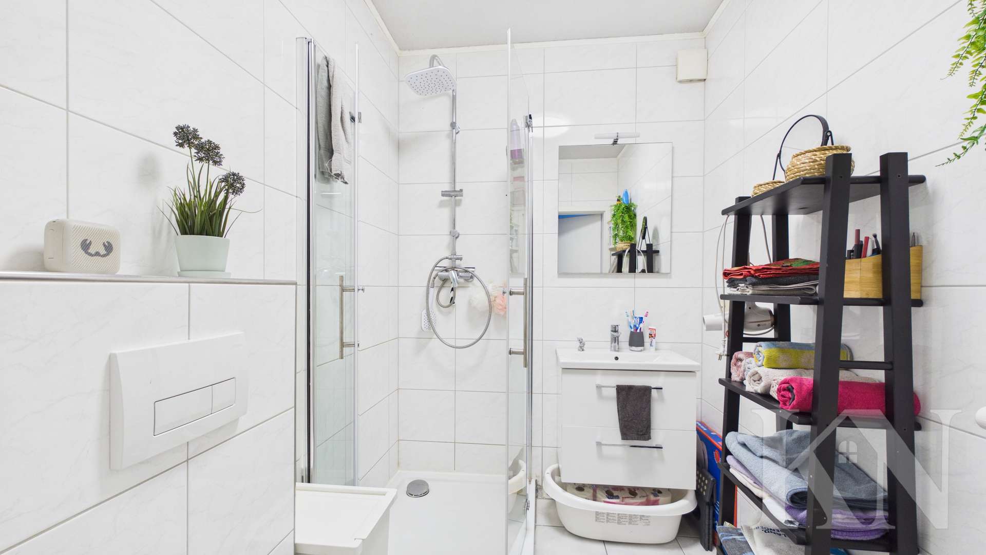Badezimmer - Maisonettewohnung mit Hauscharakter in gefragter Wohnlage von Riegelsberg