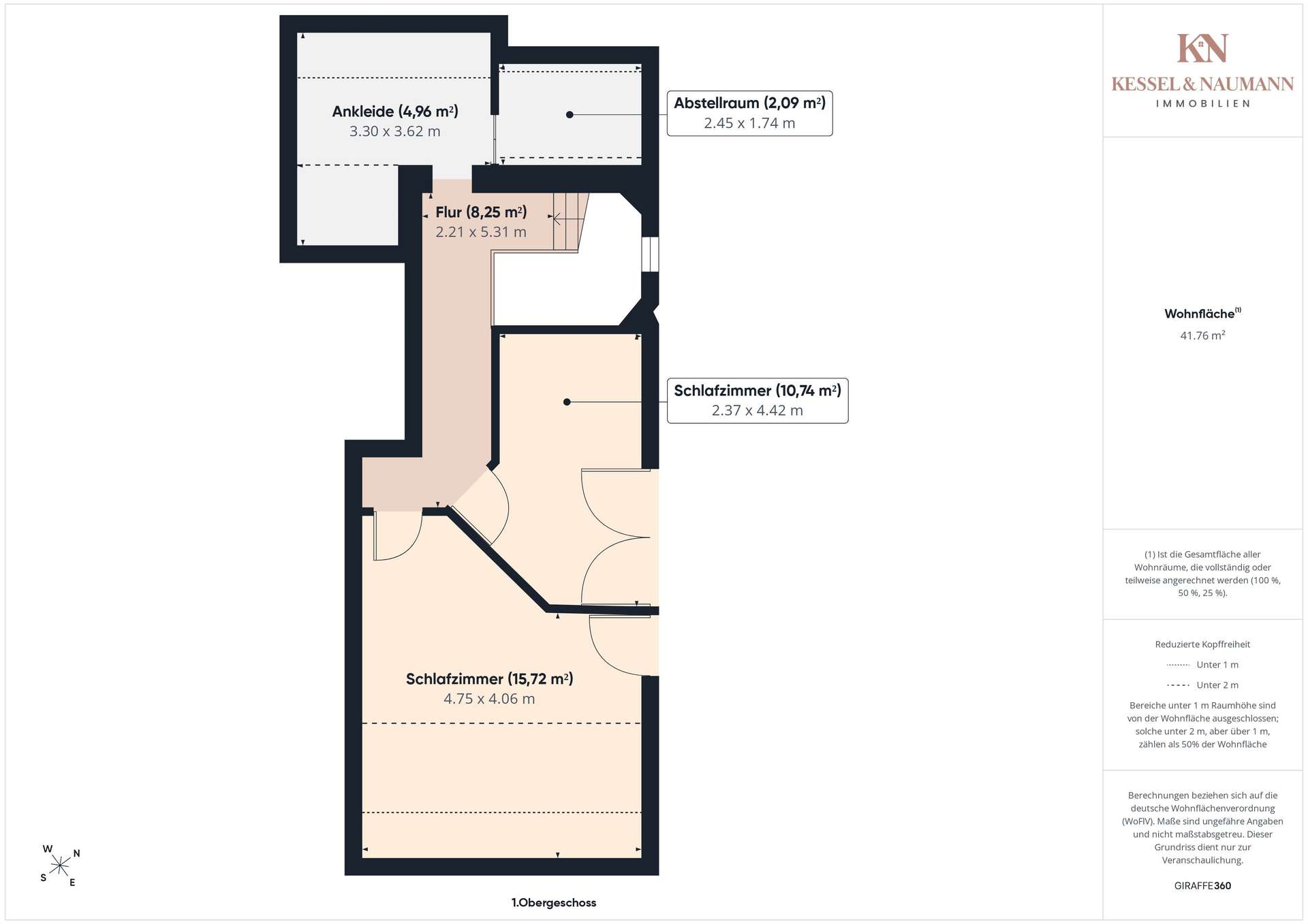 Obergeschoss - Maisonettewohnung mit Hauscharakter in gefragter Wohnlage von Riegelsberg
