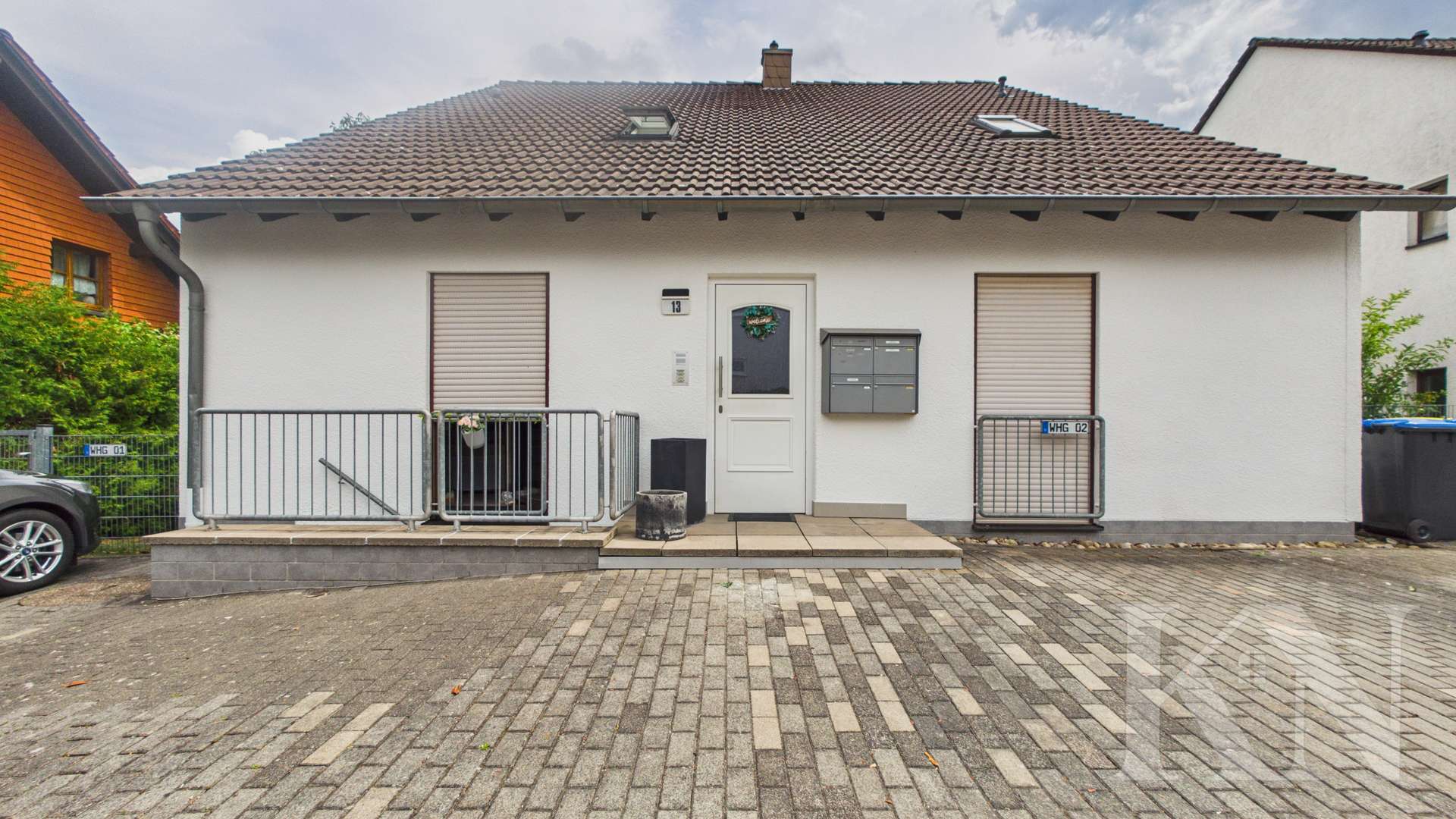 Außenansicht - Maisonettewohnung mit Hauscharakter in gefragter Wohnlage von Riegelsberg