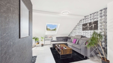 Wohnzimmer - Kapitalanlage oder Eigenheim: Helle 3 ZKB-Wohnung in ruhiger Wohnlage!