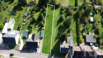 Drohnenaufnahme 3 - Baugrundstück (ca. 750 m²) in ruhiger Wohnlage von Völklingen-Lauterbach