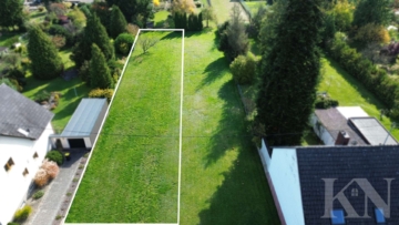 Drohnenaufnahme 2 - Baugrundstück (ca. 750 m²) in ruhiger Wohnlage von Völklingen-Lauterbach