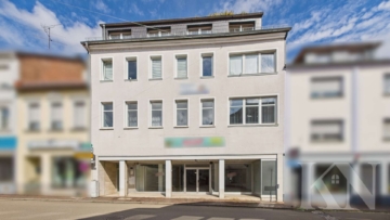 Frontansicht - 120m² Ladenlokal in zentraler Lage von Illingen – Lagerfläche optional anmietbar