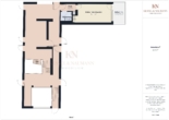 Grundriss - Kapitalanlage in Bestlage: Möblierte 1-Zimmer-Wohnung in Saarbrücken-Rotenbühl!